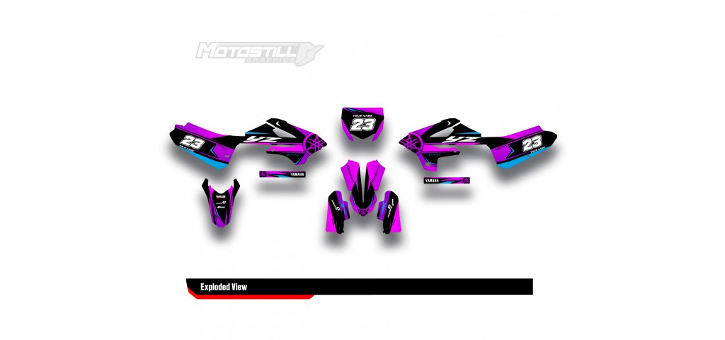 YAMAHA YZ 85 GRAPHIC STICKER SET DECAL KIT
