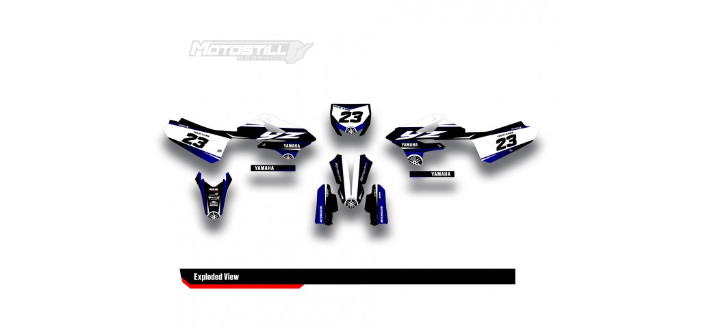 YAMAHA YZ 85 GRAPHIC STICKER SET DECAL KIT