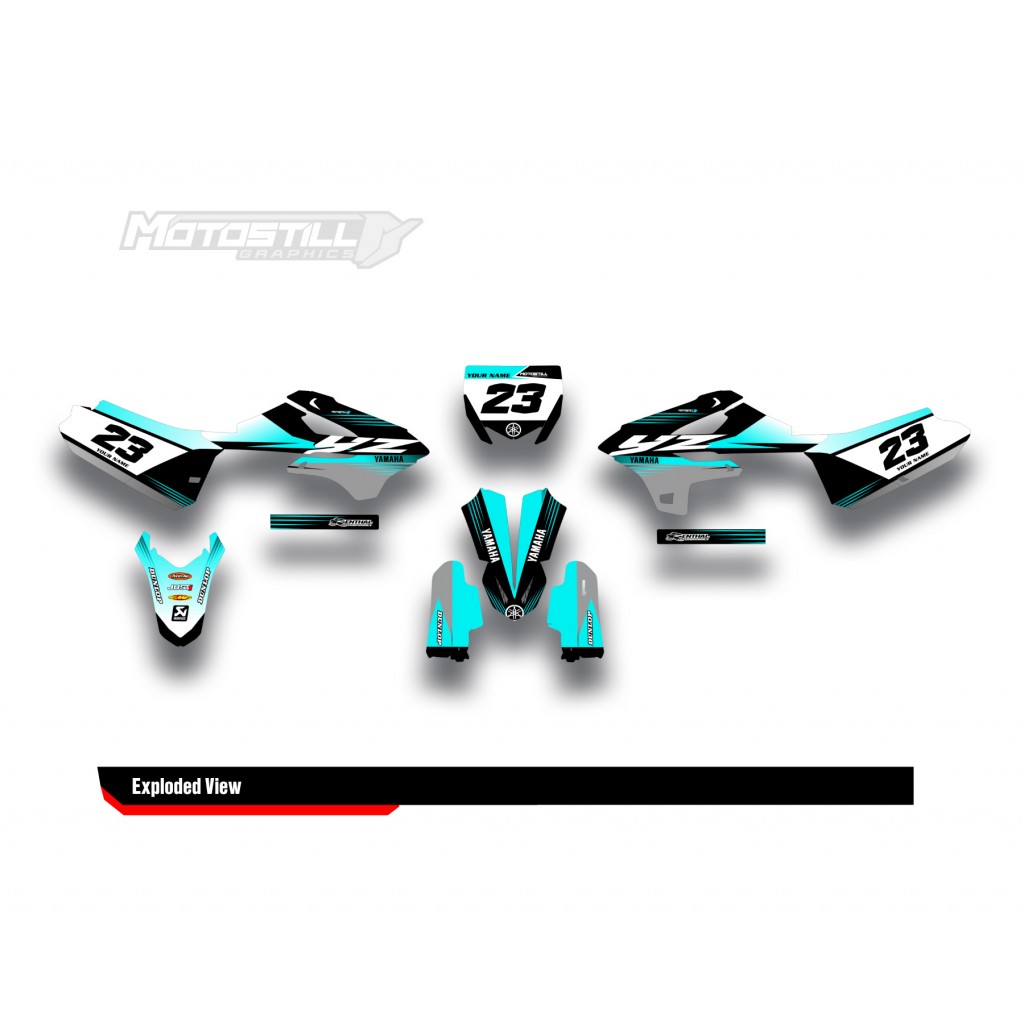 YAMAHA YZ 85 GRAPHIC STICKER SET DECAL KIT