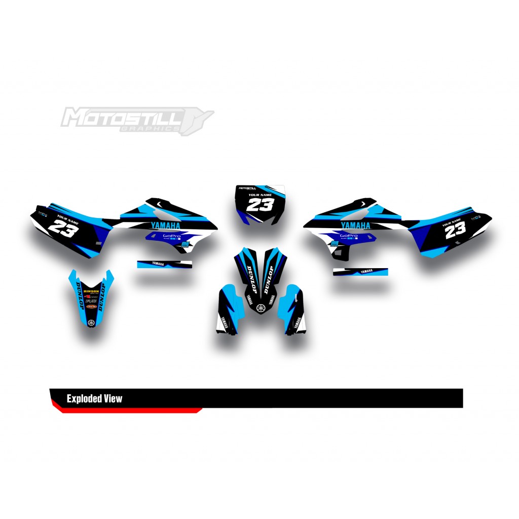 YAMAHA YZ 85 GRAPHIC STICKER SET DECAL KIT