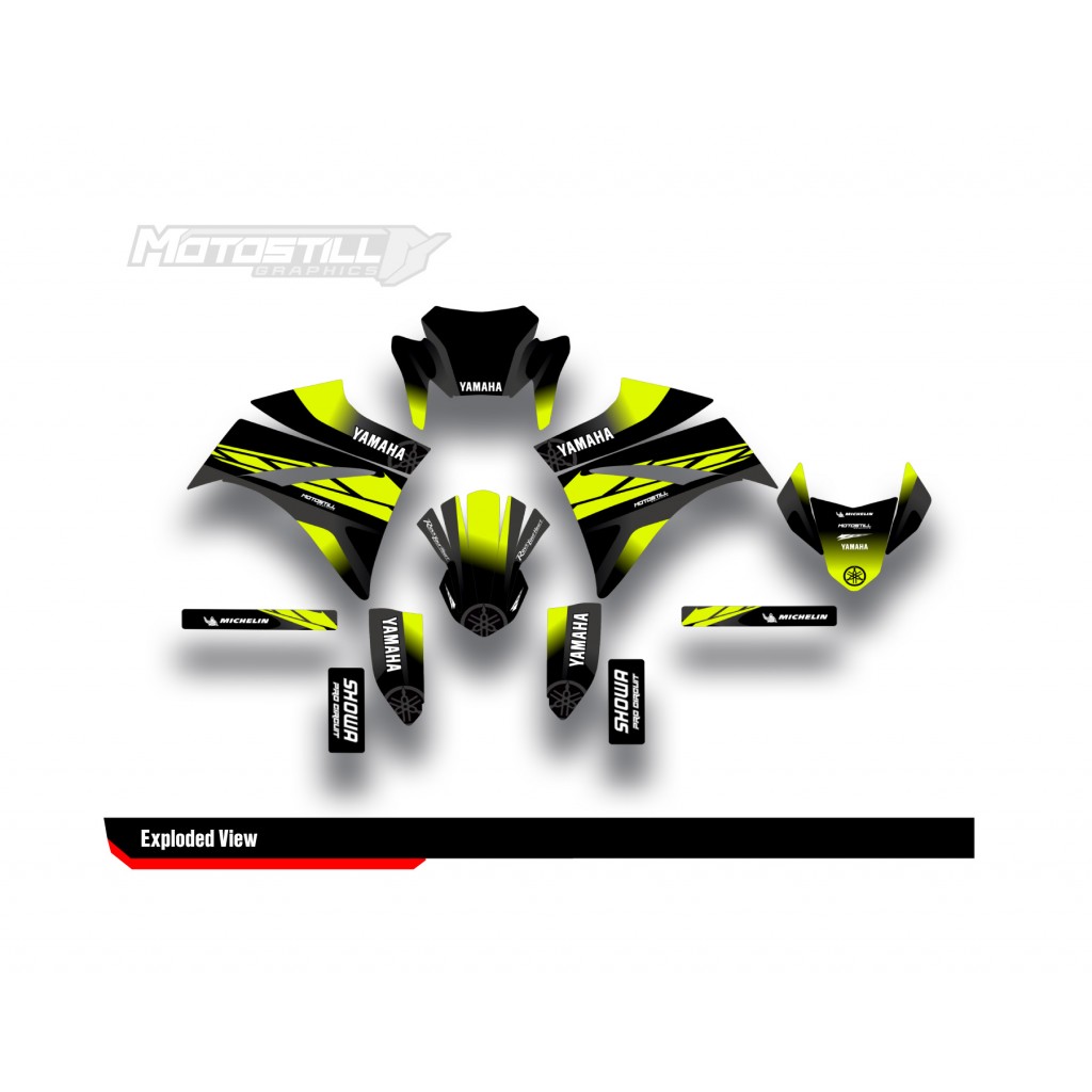 YAMAHA XTX 2004-2007 GRAPHIC STICKER SET DECAL KIT
