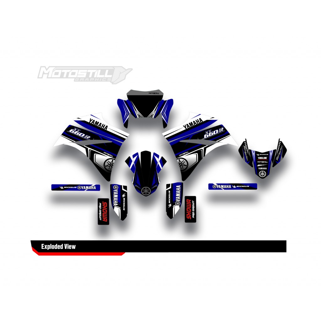 YAMAHA XTX 2004-2007 GRAPHIC STICKER SET DECAL KIT