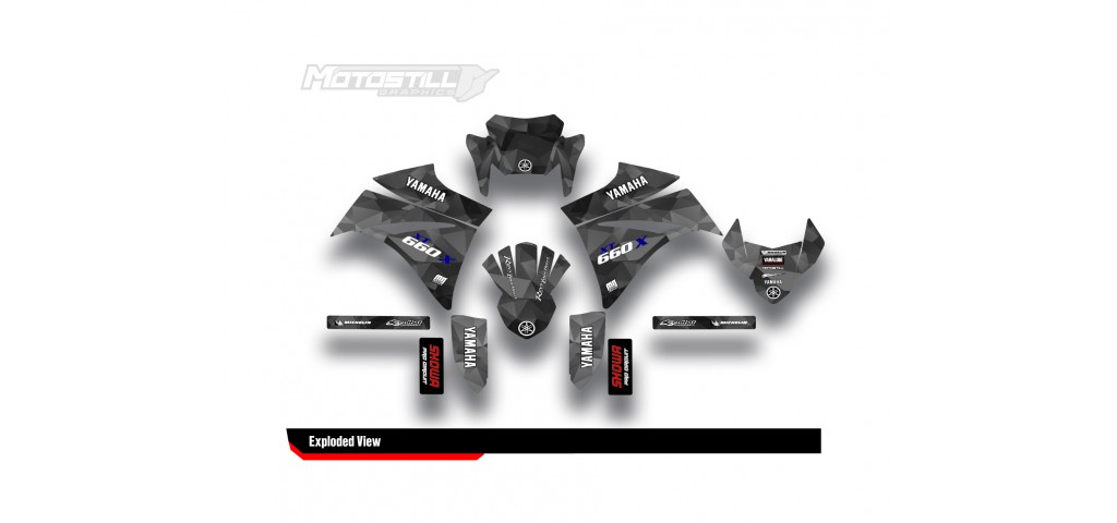 YAMAHA XTX 2004-2007 GRAPHIC STICKER SET DECAL KIT