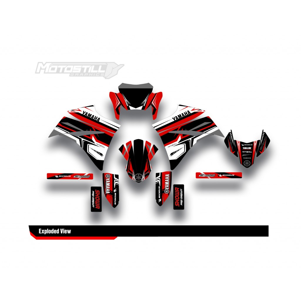 YAMAHA XTX 2004-2007 GRAPHIC STICKER SET DECAL KIT