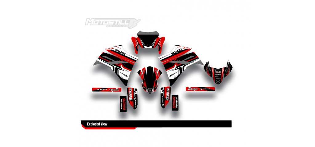 YAMAHA XTX 2004-2007 GRAPHIC STICKER SET DECAL KIT