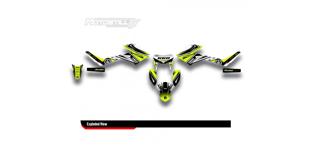 YAMAHA XTX 2007-2009 GRAPHIC STICKER SET DECAL KIT