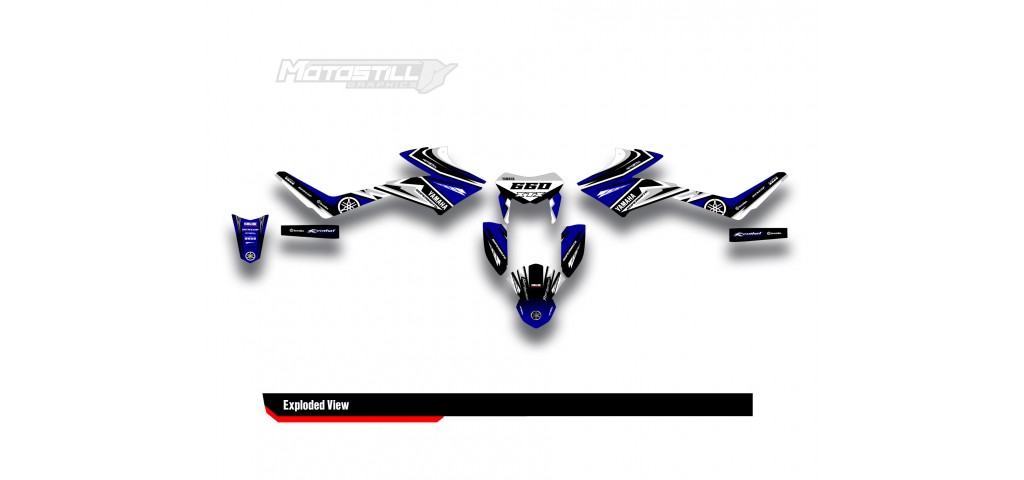 YAMAHA XTX 2007-2009 GRAPHIC STICKER SET DECAL KIT