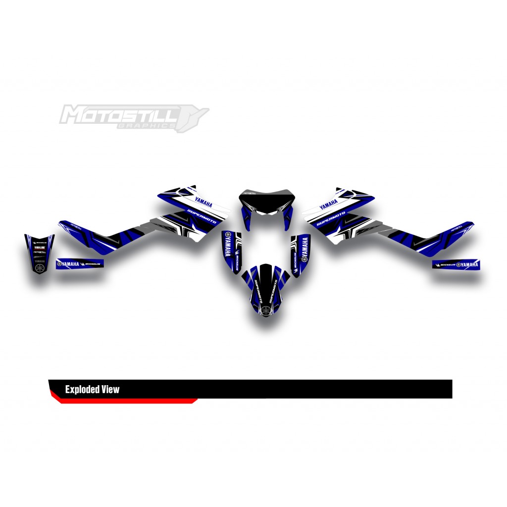 YAMAHA XTX 2007-2009 GRAPHIC STICKER SET DECAL KIT