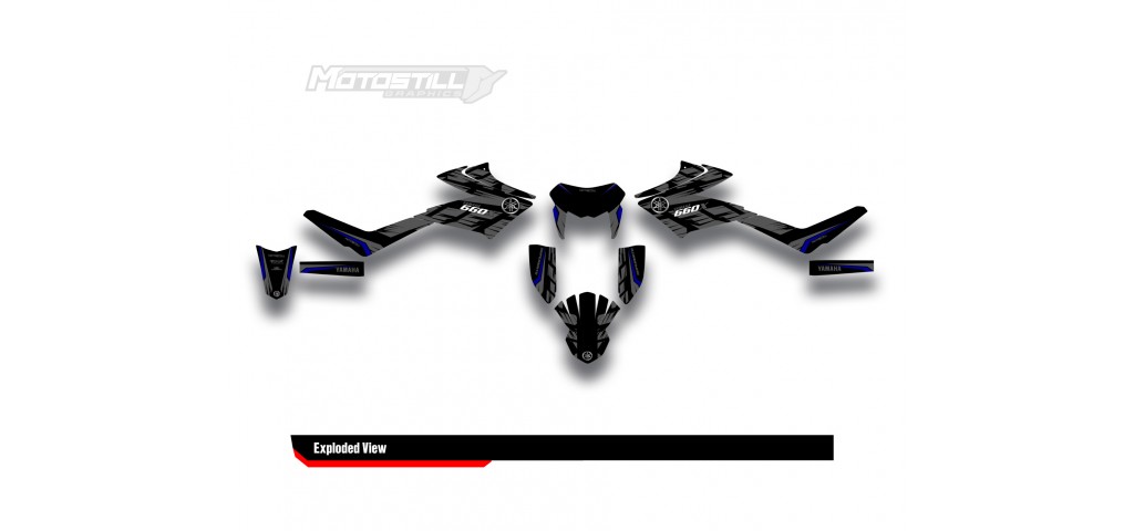YAMAHA XTX 2007-2009 GRAPHIC STICKER SET DECAL KIT