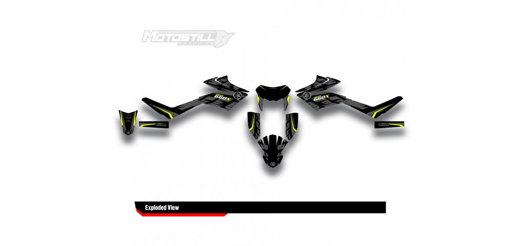 YAMAHA XTX 2007-2009 GRAPHIC STICKER SET DECAL KIT