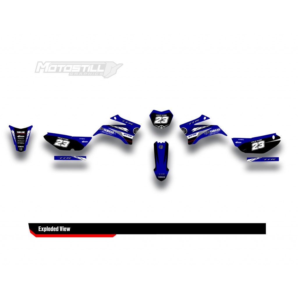 YAMAHA TTR 125 2008-2025 GRAPHIC SET DECAL KIT