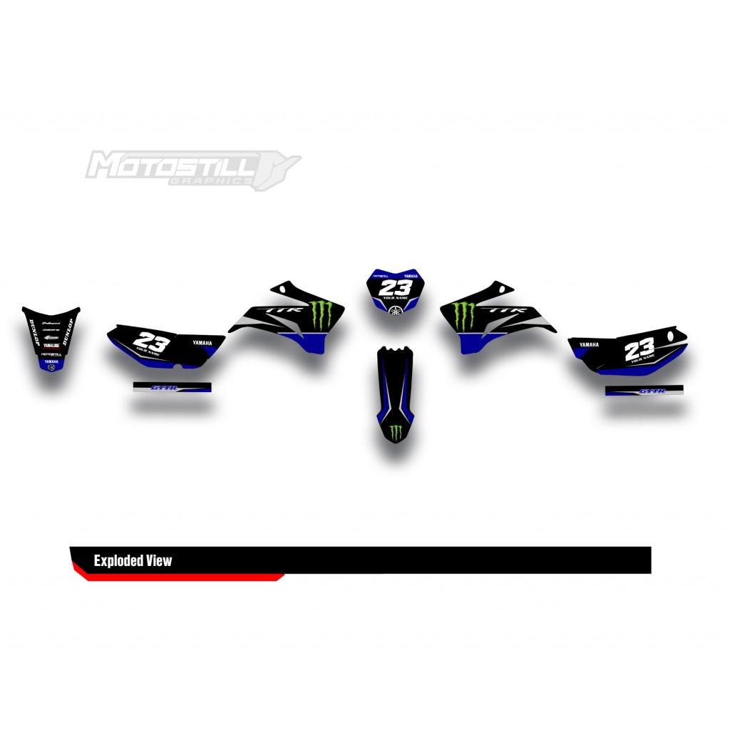YAMAHA TTR 125 2008-2025 GRAPHIC SET DECAL KIT