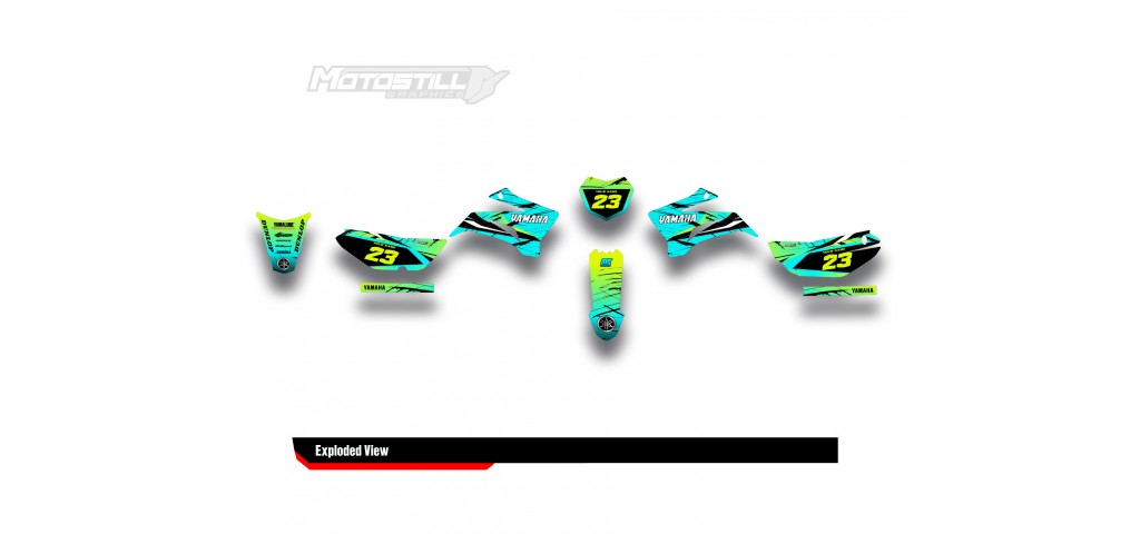 YAMAHA TTR 125 2008-2025 GRAPHIC SET DECAL KIT