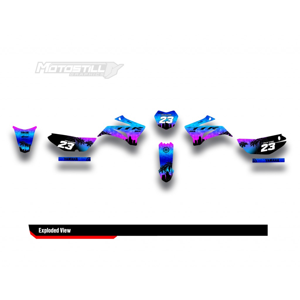 YAMAHA TTR 125 2008-2025 GRAPHIC SET DECAL KIT