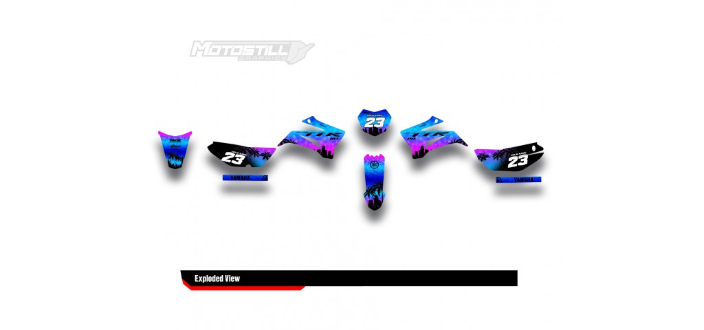 YAMAHA TTR 125 2008-2025 GRAPHIC SET DECAL KIT