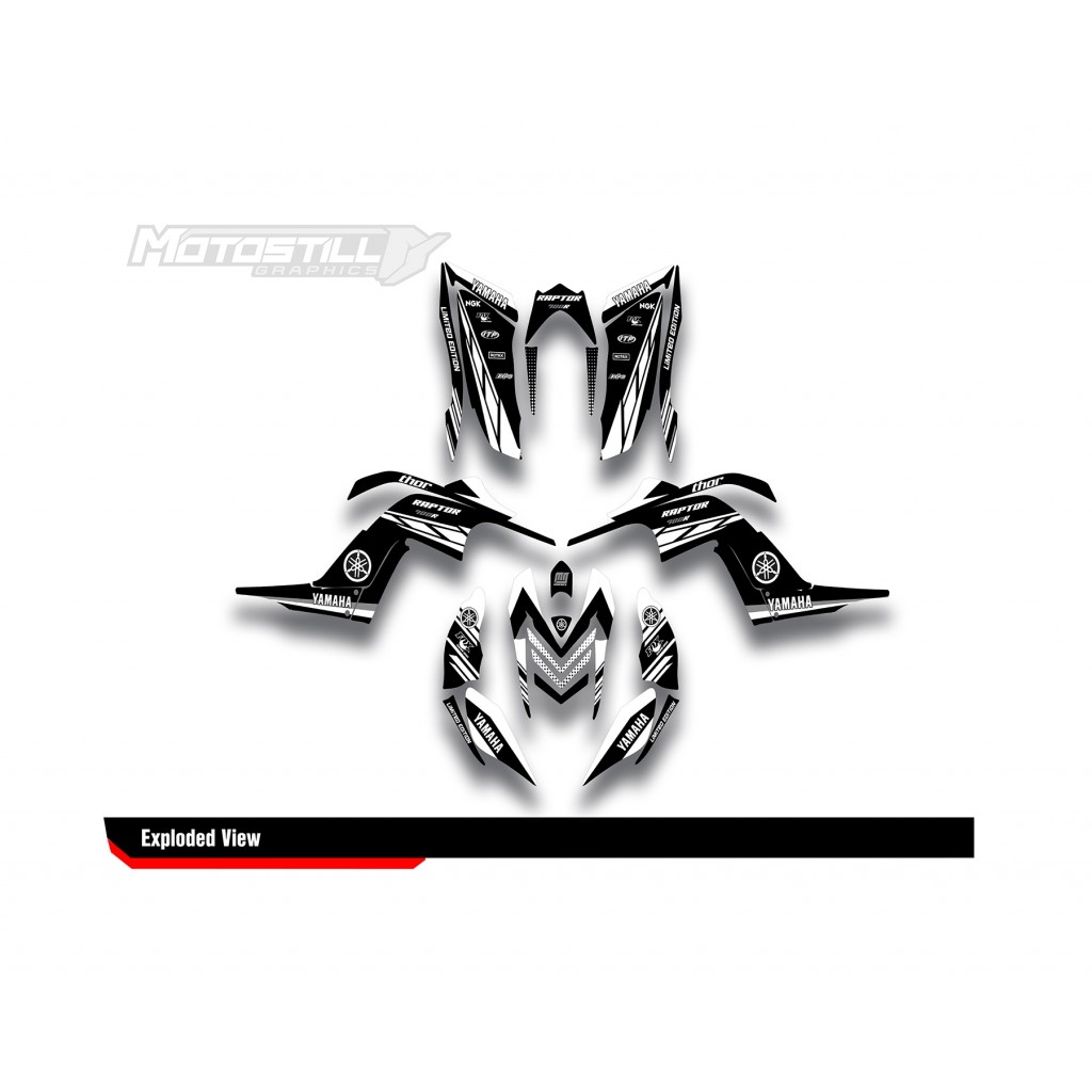 Yamaha Raptor 700 2006 - 2024 Graphıc Set - Decal Kıt