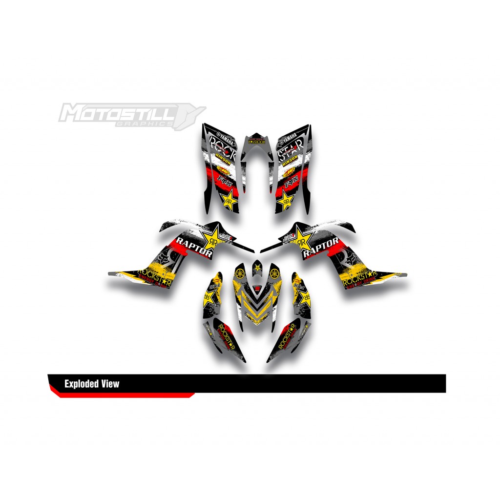 Yamaha Raptor 700 2006 - 2024 Graphıc Set - Decal Kıt