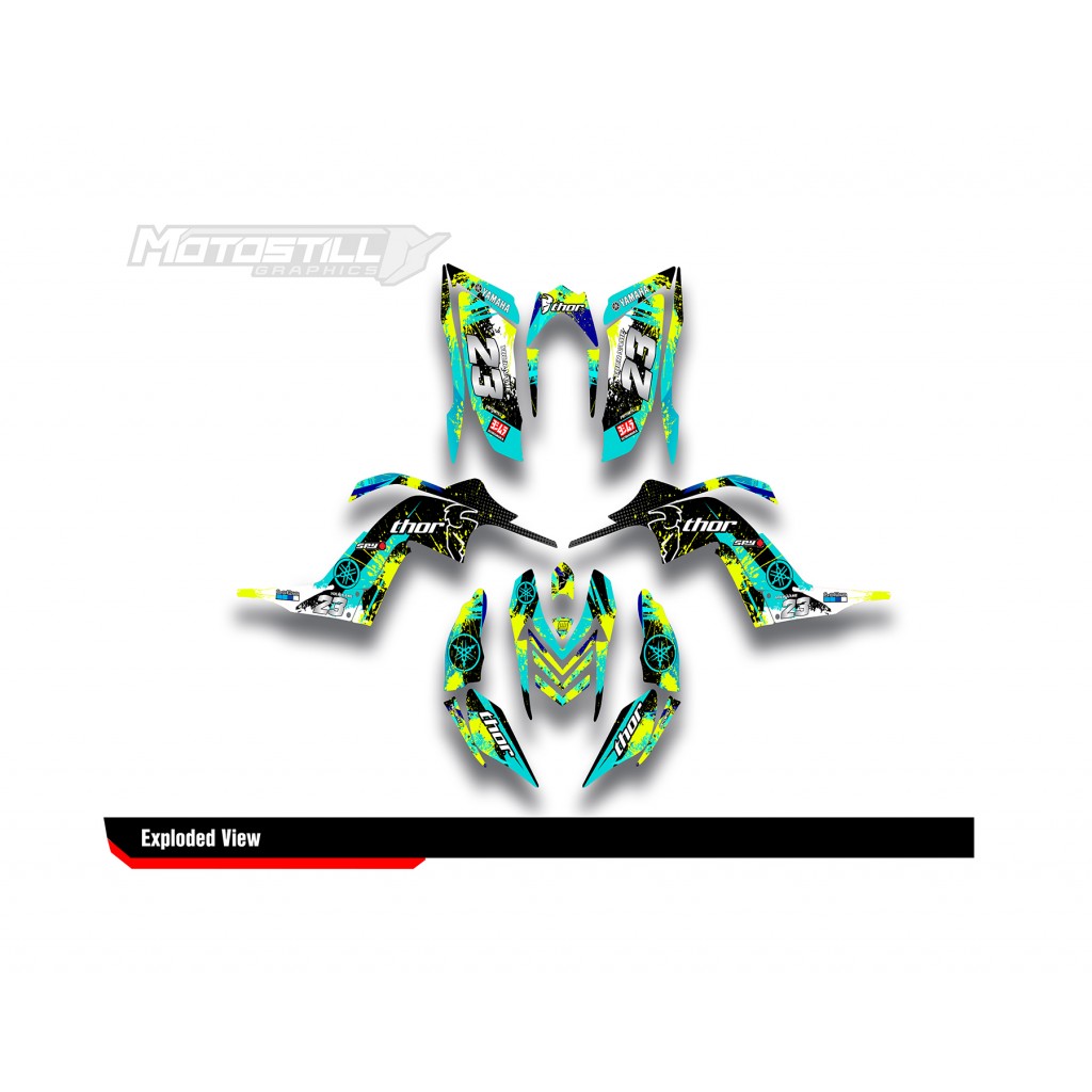 Yamaha Raptor 700 2006 - 2024 Graphıc Set - Decal Kıt