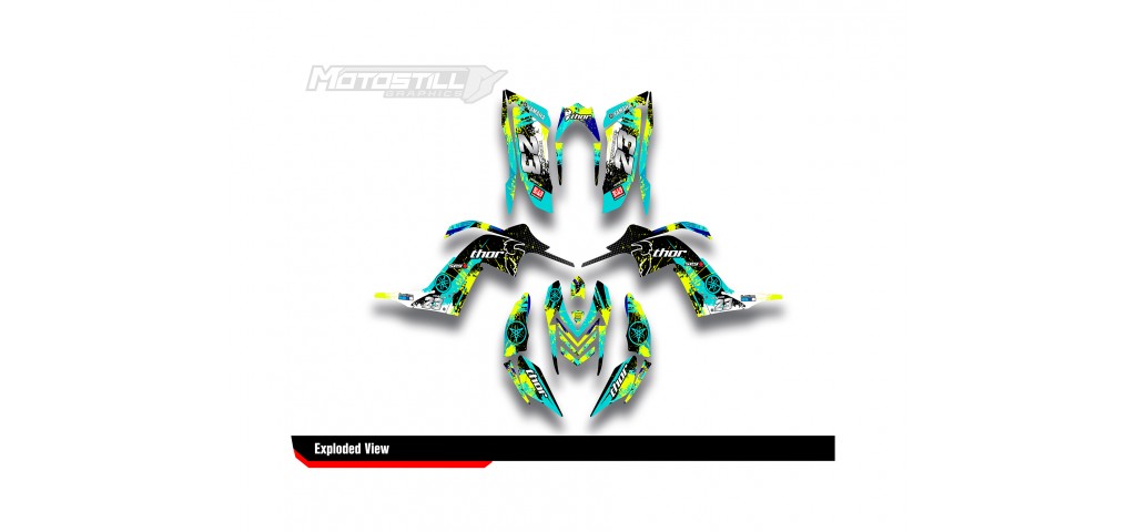 Yamaha Raptor 700 2006 - 2024 Graphıc Set - Decal Kıt