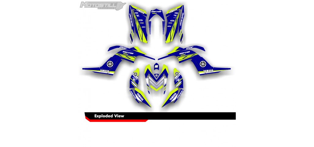 Yamaha Raptor 700 2006 - 2024 Graphıc Set - Decal Kıt