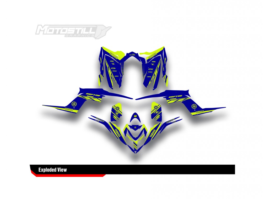 Yamaha Raptor 700 2006 - 2024 Graphıc Set - Decal Kıt