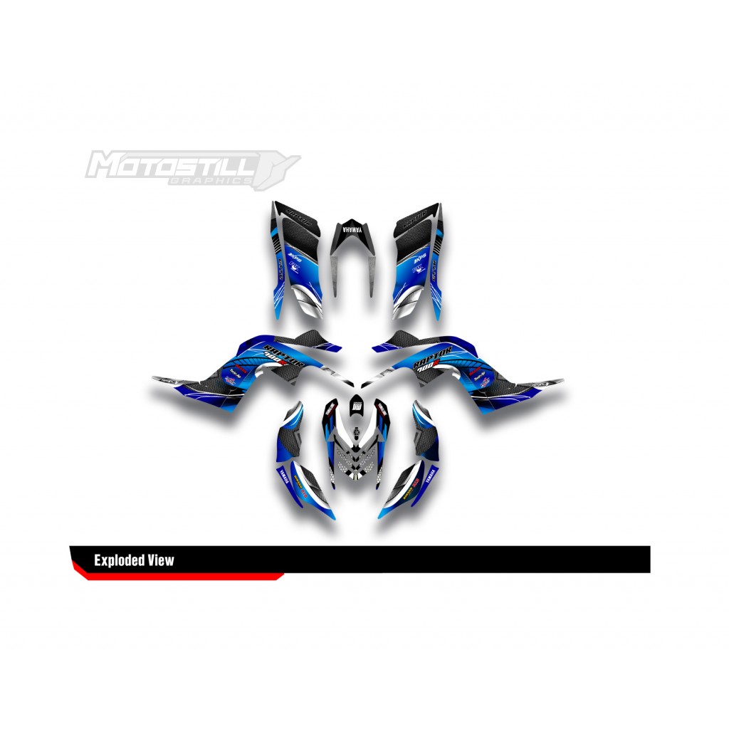 Yamaha Raptor 700 2006 - 2024 Graphıc Set - Decal Kıt