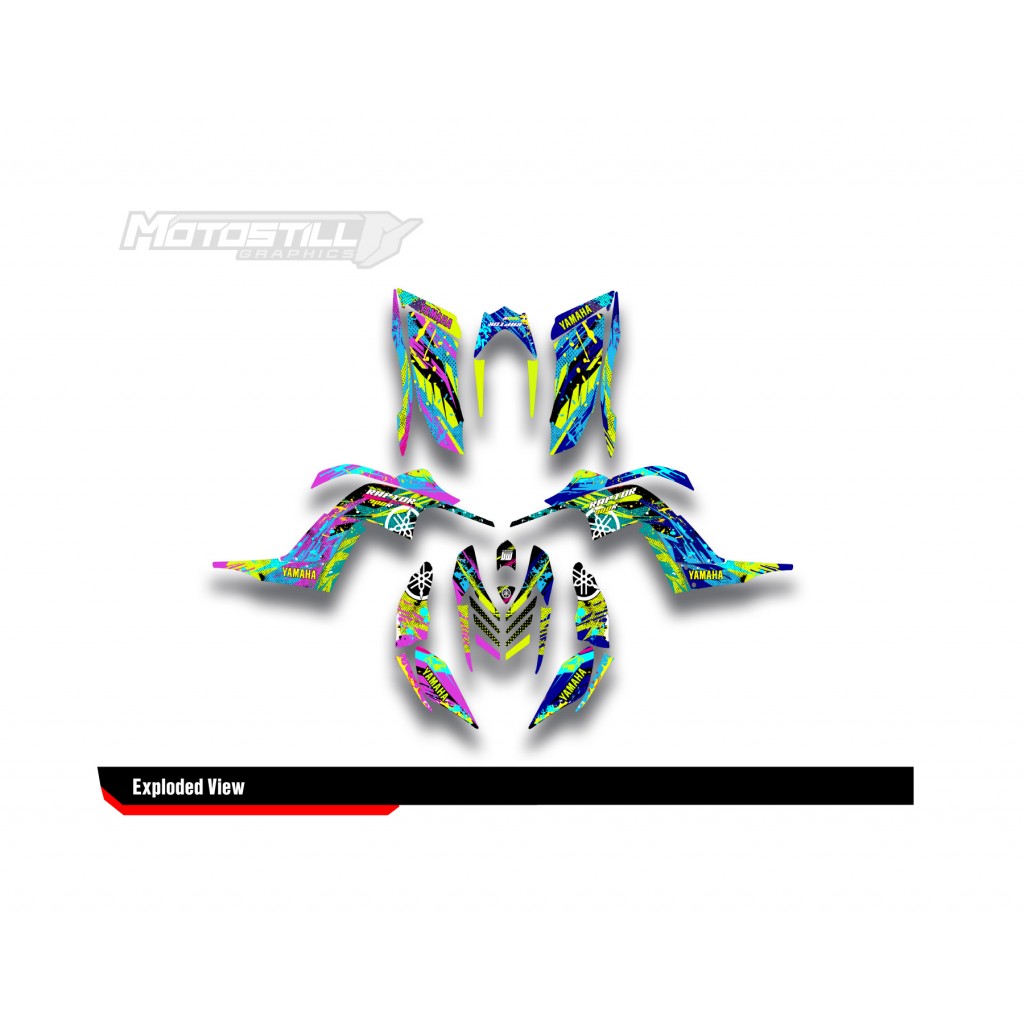 Yamaha Raptor 700 2006 - 2024 Graphıc Set - Decal Kıt
