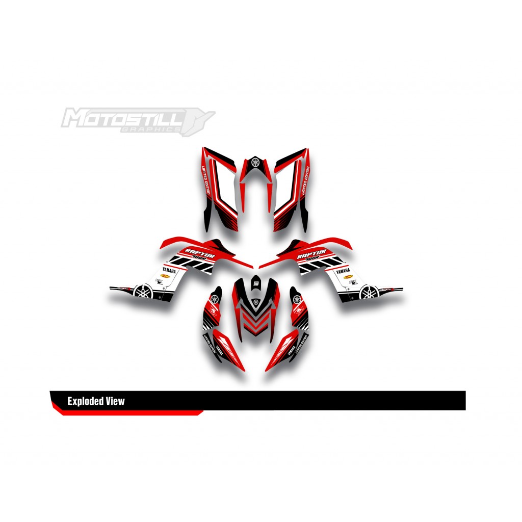 Yamaha Raptor 700 2006 - 2024 Graphıc Set - Decal Kıt