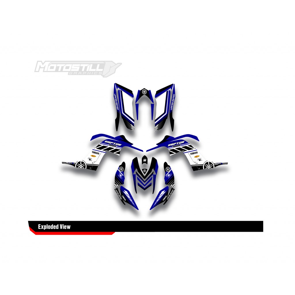 Yamaha Raptor 700 2006 - 2024 Graphıc Set - Decal Kıt