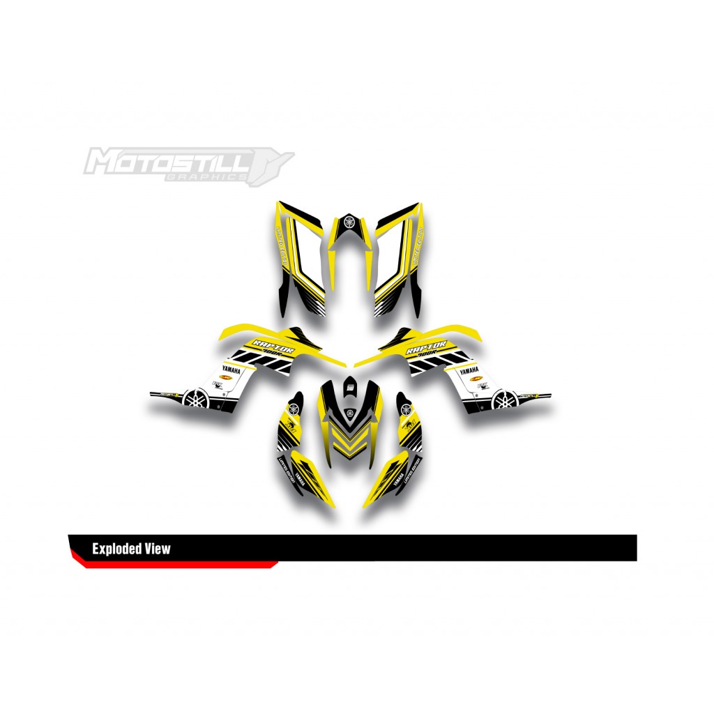Yamaha Raptor 700 2006 - 2024 Graphıc Set - Decal Kıt