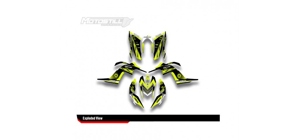 Yamaha Raptor 700 2006 - 2024 Graphıc Set - Decal Kıt