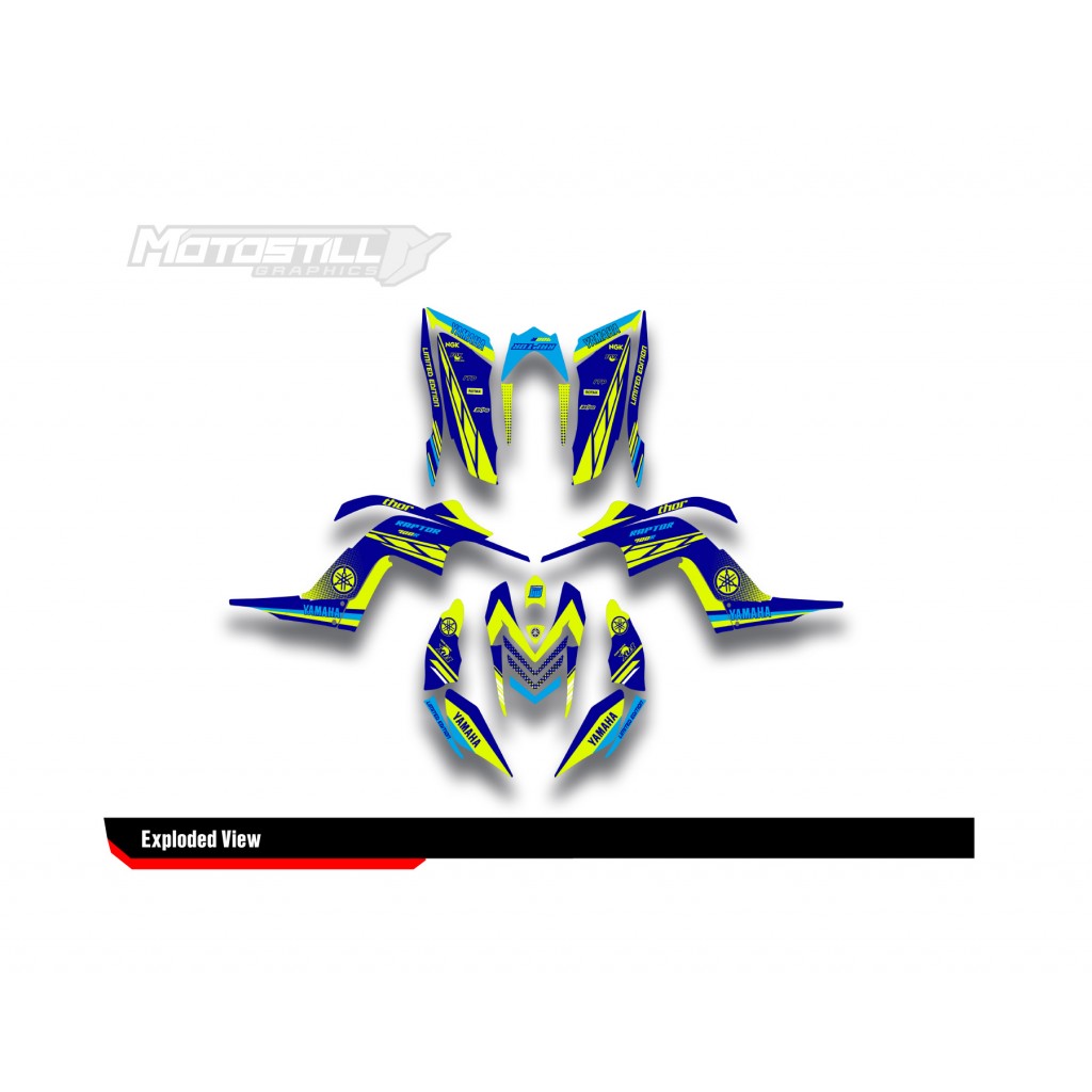 Yamaha Raptor 700 2006 - 2024 Graphıc Set - Decal Kıt