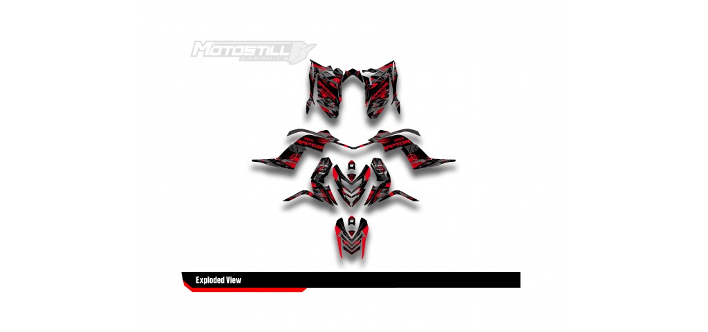 Yamaha Raptor 700 2006 - 2024 Graphıc Set - Decal Kıt