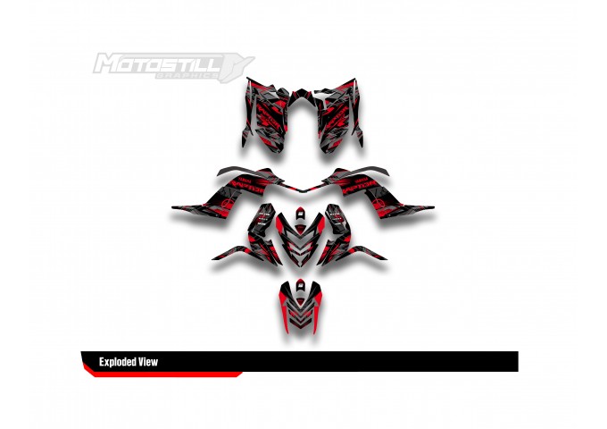Yamaha Raptor 700 2006 - 2024 Graphıc Set - Decal Kıt