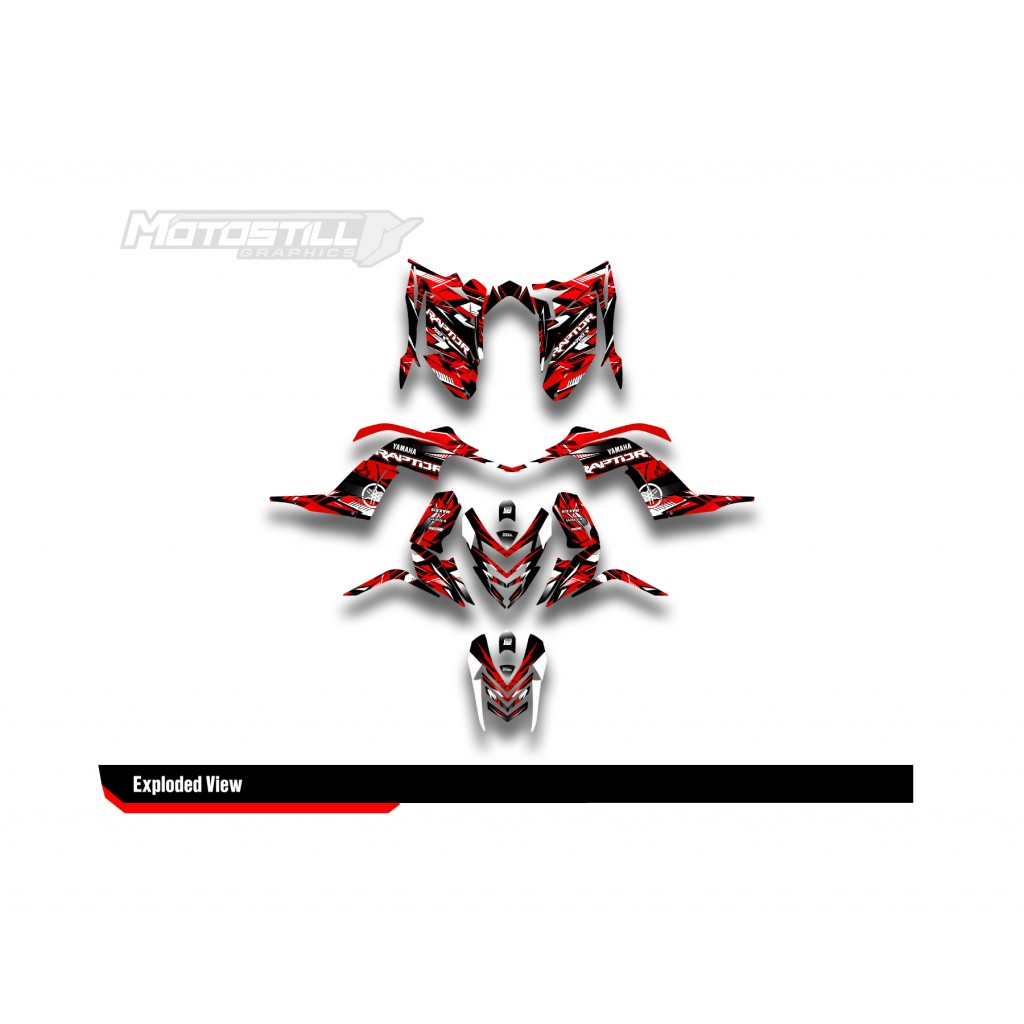 Yamaha Raptor 700 2006 - 2024 Graphıc Set - Decal Kıt