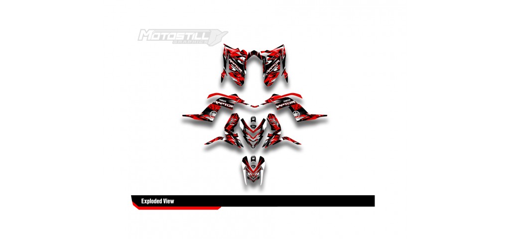 Yamaha Raptor 700 2006 - 2024 Graphıc Set - Decal Kıt