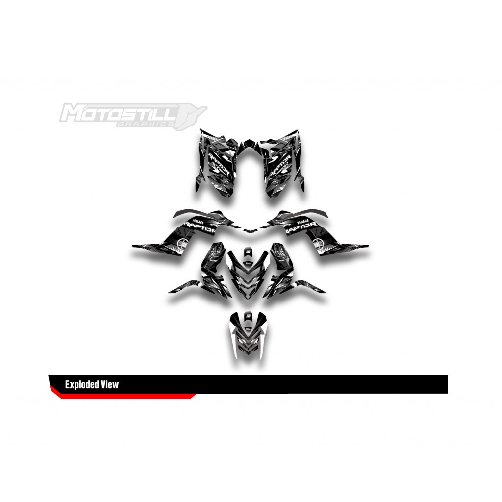 Yamaha Raptor 700 2006 - 2024 Graphıc Set - Decal Kıt