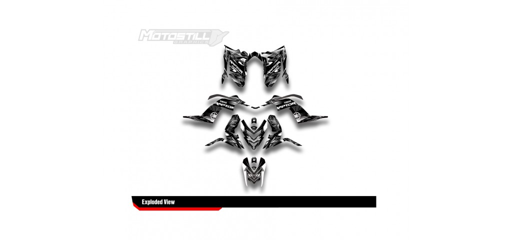 Yamaha Raptor 700 2006 - 2024 Graphıc Set - Decal Kıt