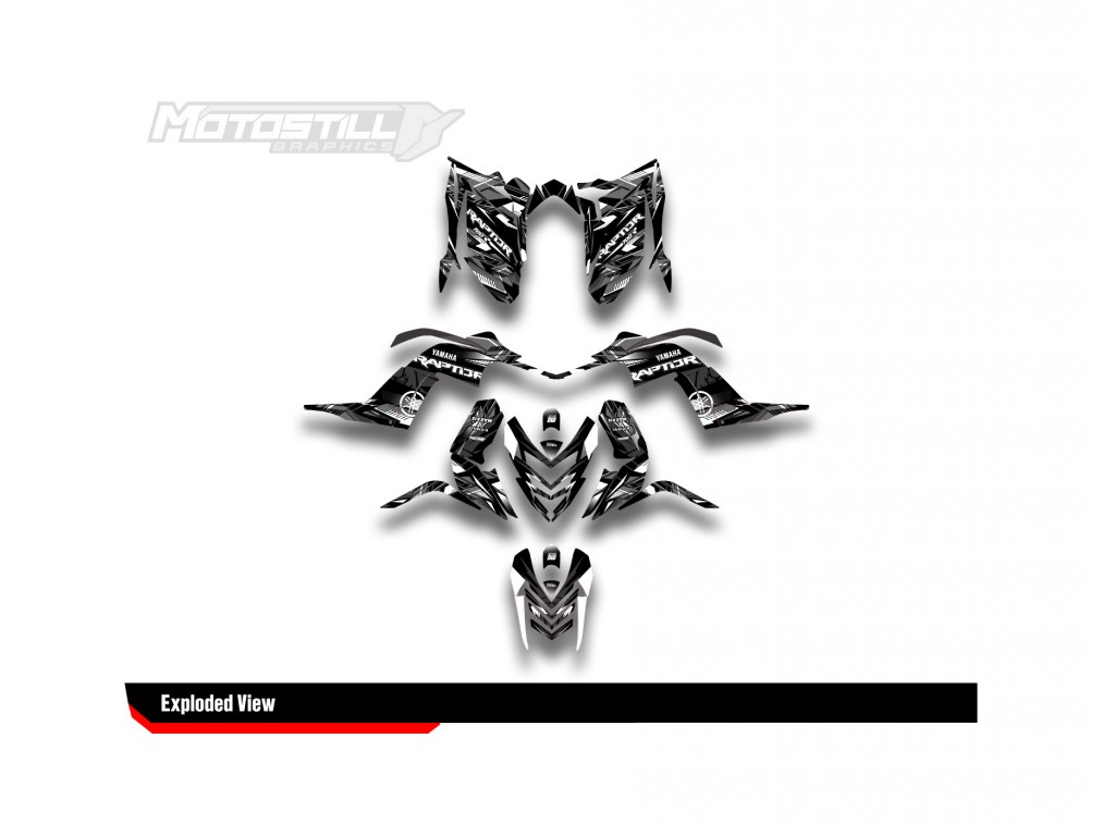 Yamaha Raptor 700 2006 - 2024 Graphıc Set - Decal Kıt