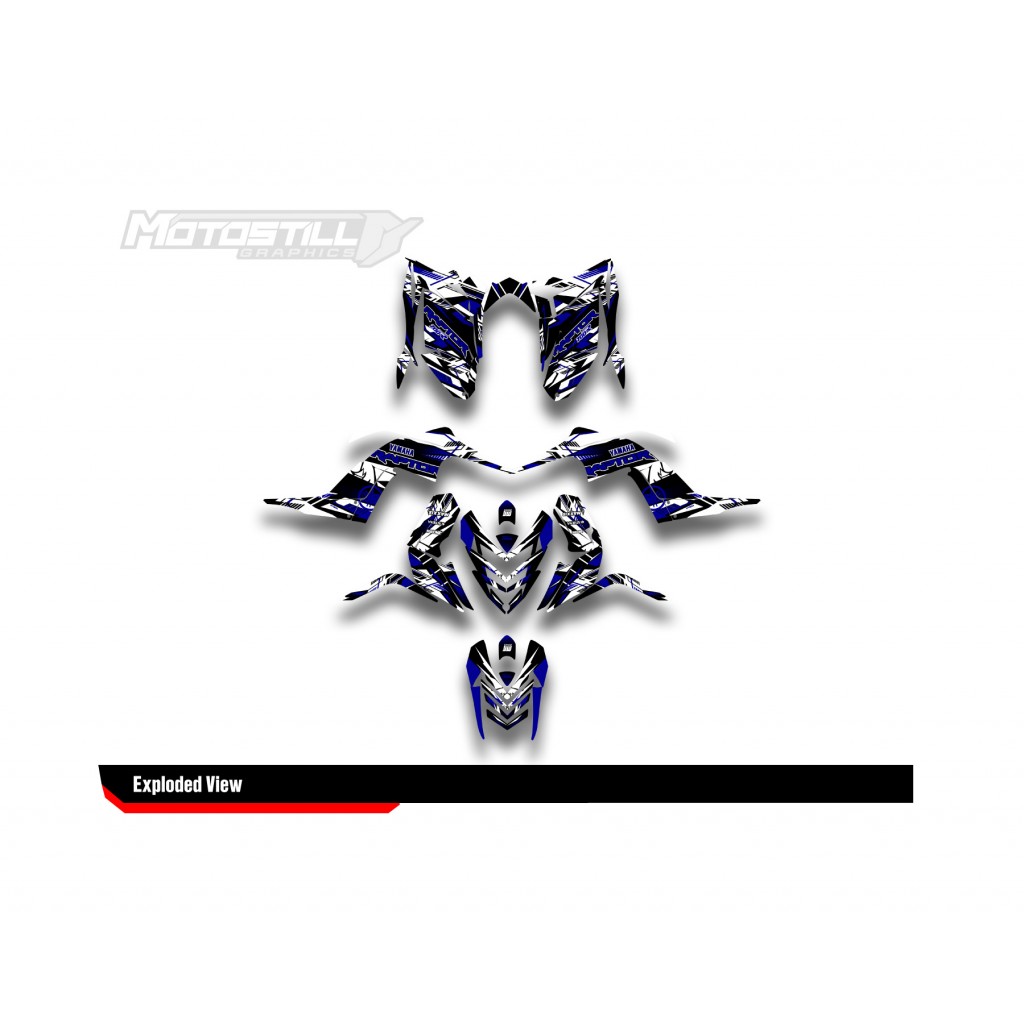 Yamaha Raptor 700 2006 - 2024 Graphıc Set - Decal Kıt