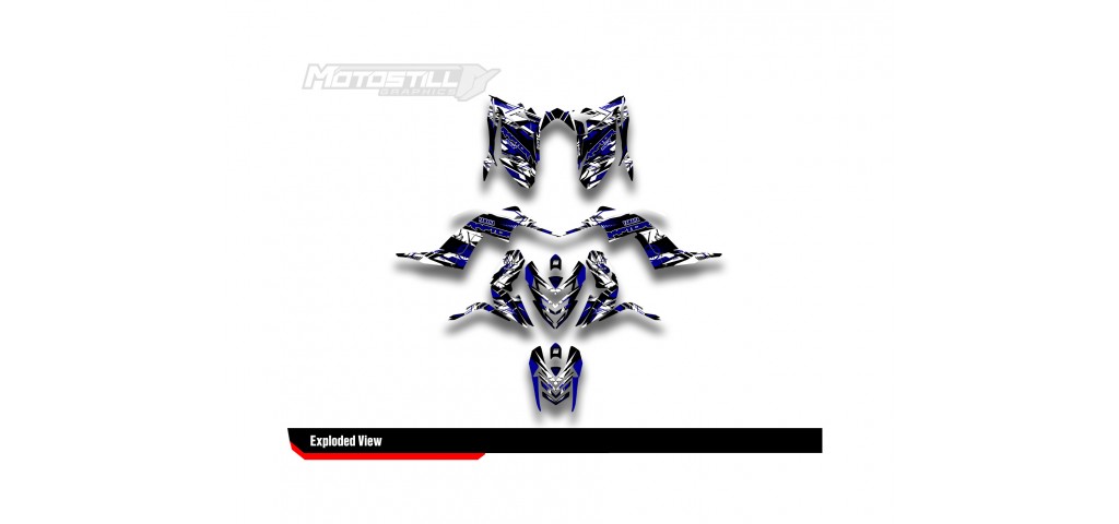 Yamaha Raptor 700 2006 - 2024 Graphıc Set - Decal Kıt