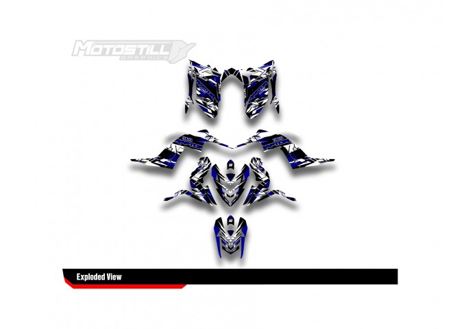 Yamaha Raptor 700 2006 - 2024 Graphıc Set - Decal Kıt