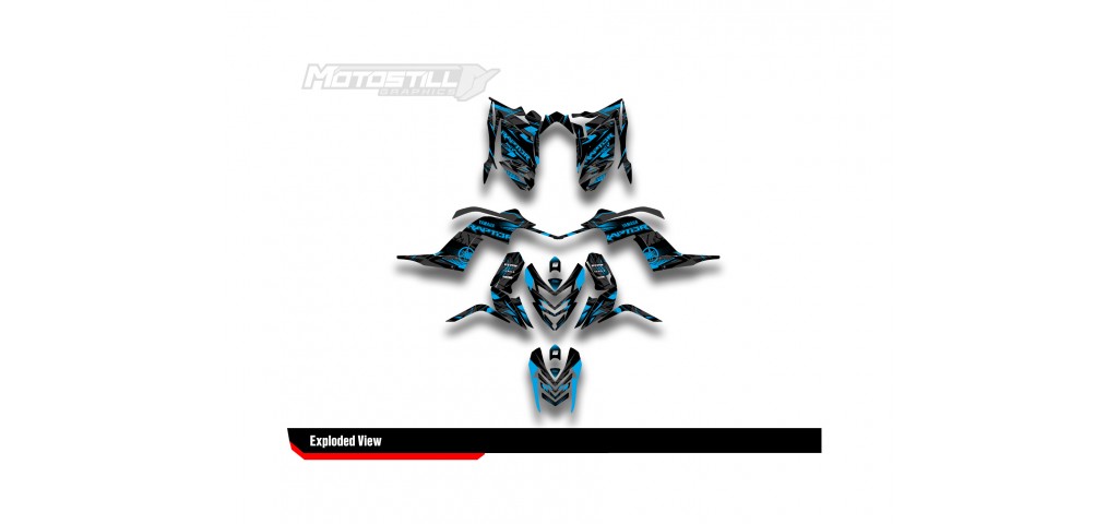 Yamaha Raptor 700 2006 - 2024 Graphıc Set - Decal Kıt