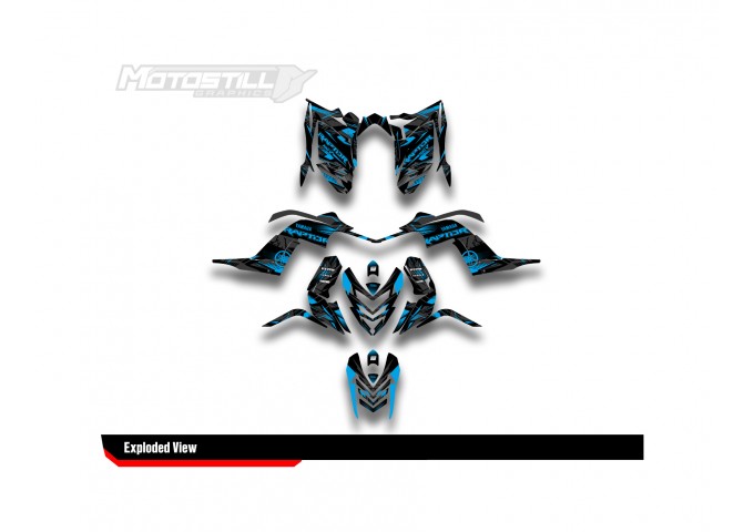 Yamaha Raptor 700 2006 - 2024 Graphıc Set - Decal Kıt