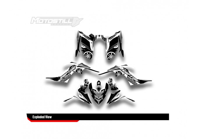 Yamaha Raptor 700 2006 - 2024 Graphıc Set - Decal Kıt