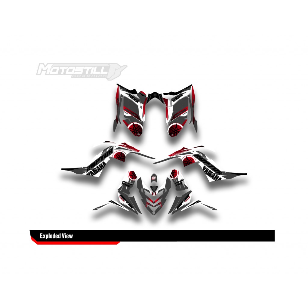 Yamaha Raptor 700 2006 - 2024 Graphıc Set - Decal Kıt