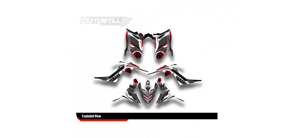 Yamaha Raptor 700 2006 - 2024 Graphıc Set - Decal Kıt