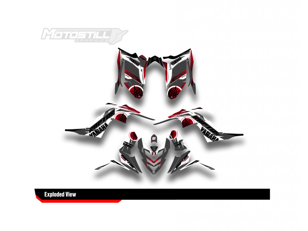 Yamaha Raptor 700 2006 - 2024 Graphıc Set - Decal Kıt