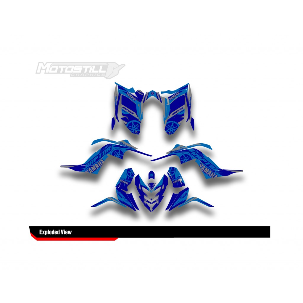 Yamaha Raptor 700 2006 - 2024 Graphıc Set - Decal Kıt