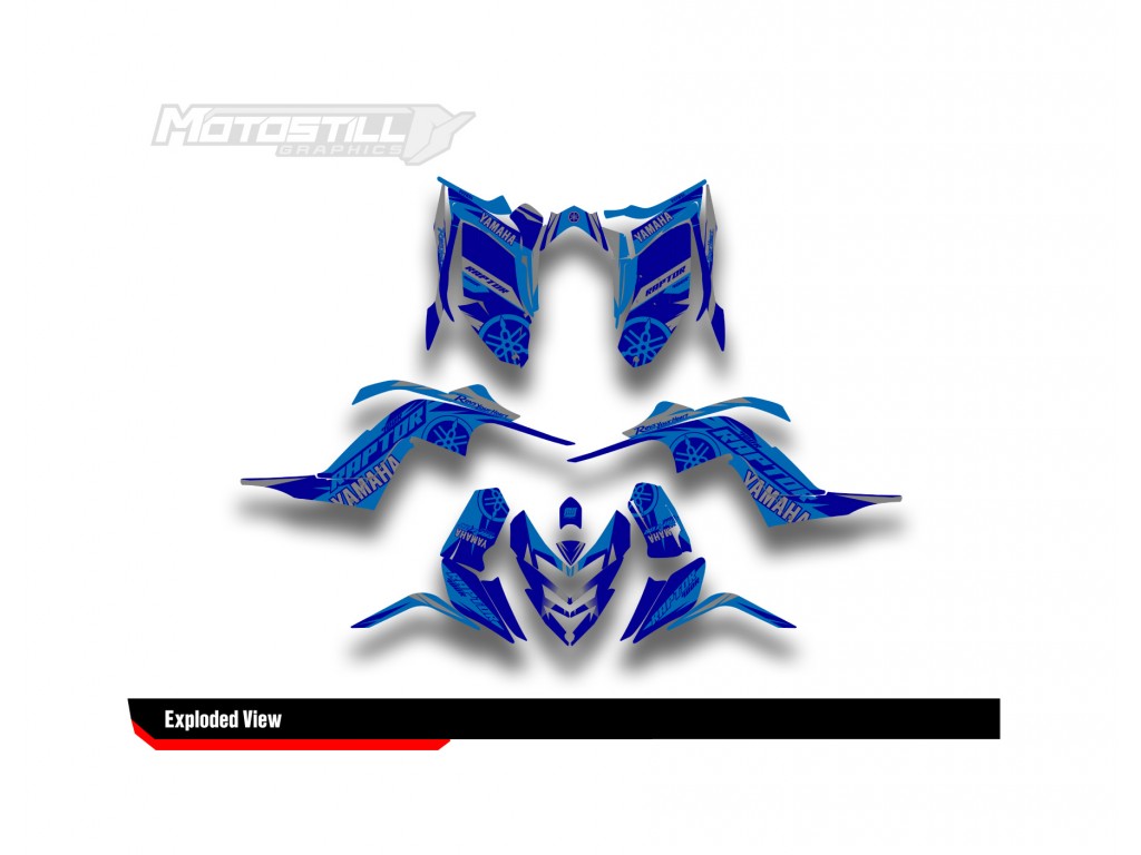 Yamaha Raptor 700 2006 - 2024 Graphıc Set - Decal Kıt